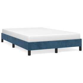 Dunkelblauer Samtbettrahmen 120x190 cm von vidaXL, Betten und Lattenroste - Ref: Foro24-379506, Preis: 101,75 €, Rabatt: %