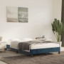 Estructura de cama terciopelo azul oscuro 120x190 cm de vidaXL, Camas y somieres - Ref: Foro24-379506, Precio: 108,02 €, Desc...