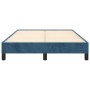 Estructura de cama terciopelo azul oscuro 120x190 cm de vidaXL, Camas y somieres - Ref: Foro24-379506, Precio: 108,02 €, Desc...