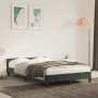 Dark green velvet bed frame with headboard 120x190 cm by vidaXL, Beds and slatted bases - Ref: Foro24-379550, Price: 110,46 €...