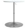 High bar table made of white engineered wood and steel, measuring 60x60x90 cm. by vidaXL, Kitchen and dining tables - Ref: Fo...