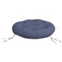 Round navy blue Oxford fabric cushion Ø 60x11 cm by vidaXL, Cushions for chairs and sofas - Ref: Foro24-379345, Price: 27,94 ...