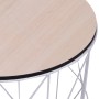 White coffee table Ø 47 cm by vidaXL, Coffee table - Ref: Foro24-287653, Price: 60,33 €, Discount: %