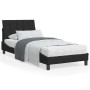 Bed frame with black velvet headboard 80x200 cm by vidaXL, Beds and slatted bases - Ref: Foro24-3207815, Price: 131,01 €, Dis...