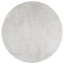 Short hair rug OVIEDO gray Ø 100 cm by vidaXL, Rugs - Ref: Foro24-375544, Price: 33,99 €, Discount: %