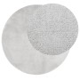 Short hair rug OVIEDO gray Ø 100 cm by vidaXL, Rugs - Ref: Foro24-375544, Price: 33,99 €, Discount: %