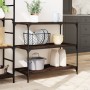 Kitchen cart made of brown oak wood, 102x50x95 cm. by vidaXL, Kitchen and dining carts - Ref: Foro24-842325, Price: 92,13 €, ...