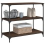 Kitchen cart made of brown oak wood, 102x50x95 cm. by vidaXL, Kitchen and dining carts - Ref: Foro24-842325, Price: 92,13 €, ...