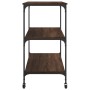 Kitchen cart made of brown oak wood, 102x50x95 cm. by vidaXL, Kitchen and dining carts - Ref: Foro24-842325, Price: 92,13 €, ...