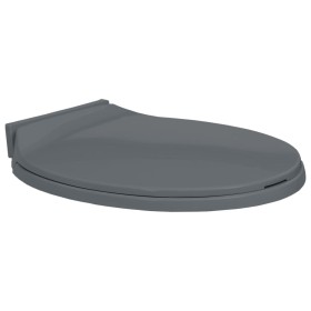 Toilet lid and seat with soft close, oval-shaped, gray. by vidaXL, Toilet and bidet seats - Ref: Foro24-145816, Price: 24,07 ...