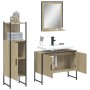 3-piece bathroom furniture set made of oak Sonoma plywood. by vidaXL, Bathroom furniture - Ref: Foro24-3214350, Price: 176,79...