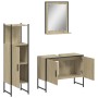 3-piece bathroom furniture set made of oak Sonoma plywood. by vidaXL, Bathroom furniture - Ref: Foro24-3214350, Price: 176,79...