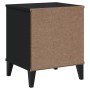 VIKEN black engineered wood bedside table by vidaXL, Nightstands - Ref: Foro24-374909, Price: 62,27 €, Discount: %