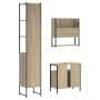 3-piece bathroom furniture set made of Sonoma oak plywood. by vidaXL, Bathroom furniture - Ref: Foro24-3214676, Price: 208,98...