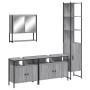 Set de muebles de baño 4 pzas madera contrachapada gris sonoma de vidaXL, Muebles de baño - Ref: Foro24-3214688, Precio: 253,...