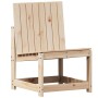 Solid pine wood garden chair 50.5x55x77 cm by vidaXL, Modular outdoor sofas - Ref: Foro24-832615, Price: 40,37 €, Discount: %