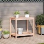 Planting table and solid Douglas fir wood shelf 82.5x50x75cm by vidaXL, Pot stands - Ref: Foro24-832400, Price: 54,76 €, Disc...