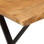 Solid acacia wood bench with natural edge, 105 cm. by vidaXL, Banks - Ref: Foro24-372757, Price: 96,67 €, Discount: %