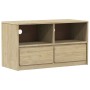 TV stand SAUDA made of solid pine wood in oak color 99x43x55 cm by vidaXL, TV Furniture - Ref: Foro24-377597, Price: 115,25 €...