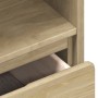 TV stand SAUDA made of solid pine wood in oak color 99x43x55 cm by vidaXL, TV Furniture - Ref: Foro24-377597, Price: 115,25 €...