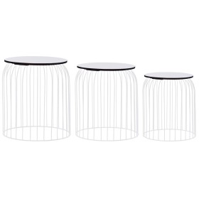 Coffee tables 3 units white by vidaXL, Coffee table - Ref: Foro24-287656, Price: 48,09 €, Discount: %