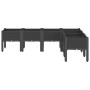 Planter with black PP legs 160x120x42 cm by vidaXL, Pots and planters - Ref: Foro24-367908, Price: 121,25 €, Discount: %