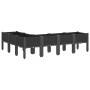 Planter with black PP legs 160x120x42 cm by vidaXL, Pots and planters - Ref: Foro24-367908, Price: 121,25 €, Discount: %