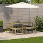 Picknicktisch aus imprägniertem Kiefernholz 160x134x75 cm von vidaXL, Gartentische - Ref: Foro24-832566, Preis: 142,99 €, Rab...