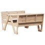 Solid pine wood picnic table for children 88x122x58 cm by vidaXL, Garden tables - Ref: Foro24-832601, Price: 102,97 €, Discou...