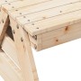 Solid pine wood picnic table for children 88x122x58 cm by vidaXL, Garden tables - Ref: Foro24-832601, Price: 102,97 €, Discou...