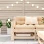 Garden sofa with armrests and solid pine wood cushion. by vidaXL, Outdoor sofas - Ref: Foro24-844913, Price: 82,61 €, Discoun...