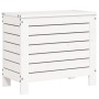 Solid white pine garden stool 62x31.5x52 cm by vidaXL, Outdoor sofas - Ref: Foro24-844889, Price: 60,35 €, Discount: %