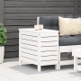 Solid white pine garden stool 62x31.5x52 cm by vidaXL, Outdoor sofas - Ref: Foro24-844889, Price: 60,35 €, Discount: %