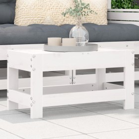 Solid white pine garden stool 62x30x32 cm by vidaXL, Outdoor sofas - Ref: Foro24-844894, Price: 40,99 €, Discount: %