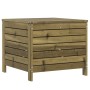 Garden stool made of impregnated pine wood 62x63.5x53.5 cm by vidaXL, Outdoor sofas - Ref: Foro24-844907, Price: 76,99 €, Dis...