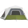 Family store with LED, 10 people, quick opening, light blue. by vidaXL, tents - Ref: Foro24-94301, Price: 283,99 €, Discount: %