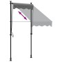 Toldo retráctil de tela y acero gris antracita 100x150 cm de vidaXL, Toldos - Ref: Foro24-368736, Precio: 82,07 €, Descuento: %