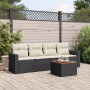 5-piece garden furniture set with black synthetic rattan cushions by vidaXL, Garden sets - Ref: Foro24-3256329, Price: 294,34...