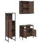 3-piece bathroom furniture set made of brown oak plywood by vidaXL, Bathroom furniture - Ref: Foro24-3214759, Price: 190,50 €...