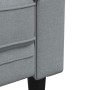 Sofá Chesterfield de 3 plazas tela gris claro de vidaXL, Sofás - Ref: Foro24-372556, Precio: 304,85 €, Descuento: %