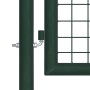 Puerta de valla de acero verde 100x150 cm de vidaXL, Puertas de jardín - Ref: Foro24-145734, Precio: 164,92 €, Descuento: %