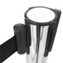 Retractable black tape barrier 200 cm by vidaXL, Safety barriers - Ref: Foro24-51162, Price: 14,92 €, Discount: %