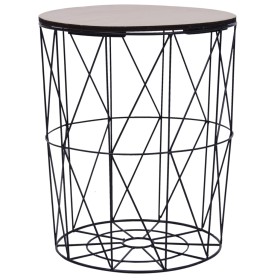 Black coffee table Ø 47 cm by vidaXL, Coffee table - Ref: Foro24-287654, Price: 63,99 €, Discount: %