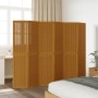 6-panel solid paulownia wood brown room divider by vidaXL, Room dividers - Ref: Foro24-358826, Price: 130,51 €, Discount: %