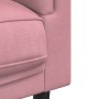 Sessel mit rosa Samtkissen von vidaXL, Sofas - Ref: Foro24-372625, Preis: 176,13 €, Rabatt: %