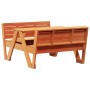 Mesa de pícnic para niños madera pino marrón cera 88x122x58 cm de vidaXL, Mesas de jardín - Ref: Foro24-844657, Precio: 137,9...