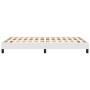 White synthetic leather bed frame 120x190 cm by vidaXL, Beds and slatted bases - Ref: Foro24-379497, Price: 104,99 €, Discoun...