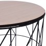 Black coffee table Ø 47 cm by vidaXL, Coffee table - Ref: Foro24-287654, Price: 63,69 €, Discount: %