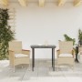 Sillones de jardín con cojines 2 uds ratán sintético beige de vidaXL, Sillas de jardín - Ref: Foro24-368121, Precio: 156,61 €...