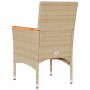 Garden armchairs with cushions 2 units synthetic rattan beige by vidaXL, Garden chairs - Ref: Foro24-368121, Price: 156,61 €,...